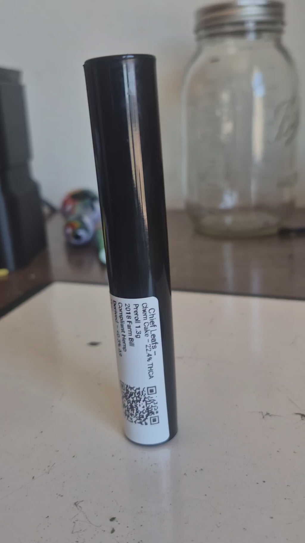 Tub of 20 Single Chem Cake Pre Rolls in Tubes